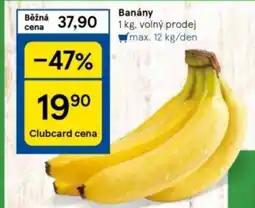 Tesco Banány nabídka