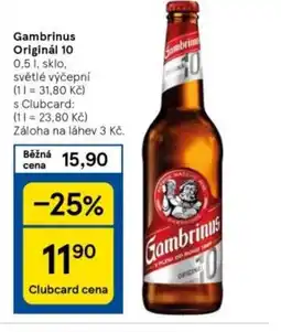 Tesco Gambrinus Originál 10 nabídka