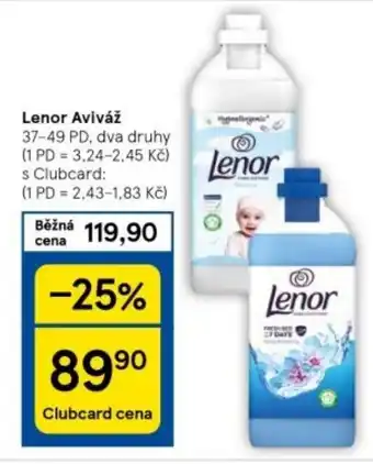 Tesco Lenor Aviváž nabídka