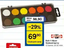 Tesco Koh-I-Noor Vodové barvy nabídka