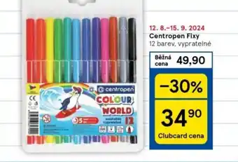 Tesco Centropen Fixy nabídka