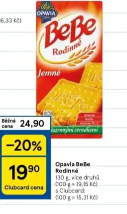 Tesco Opavia BeBe Rodinné nabídka