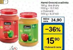 Tesco Hamé Ovocná svačinka nabídka