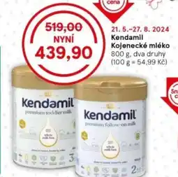 Tesco Kendamil Kojenecké mléko nabídka