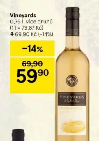 Tesco Vineyards 0.75 l. nabídka