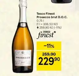 Tesco Tesco Finest Prosecco brut D.O.C. 0,75 l. nabídka