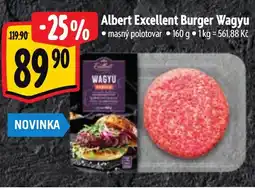 Albert Albert Excellent Burger Wagyu nabídka