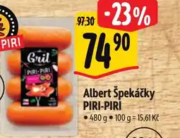 Albert Albert Špekáčky PIRI-PIRI nabídka