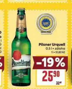 Billa Pivo pilsner urquell nabídka