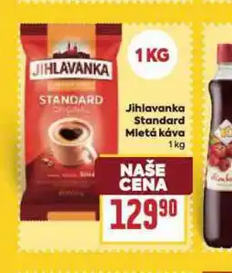 Billa Jihlavanka standard mletá káva nabídka