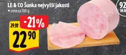 Albert LE & CO Šunka nejvyšší jakosti nabídka