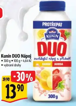 Albert Kunín DUO Nápoj nabídka