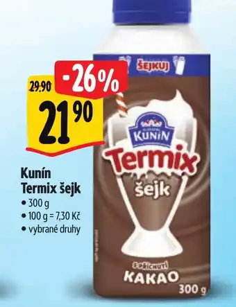 Albert Kunín Termix šejk nabídka