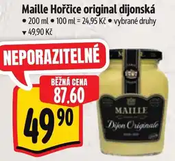 Albert Maille Hořčice original dijonská nabídka