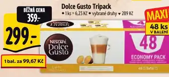 Albert Dolce Gusto Tripack nabídka