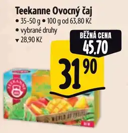 Albert Teekanne Ovocný čaj nabídka