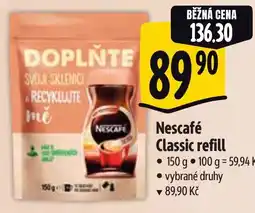 Albert Nescafé Classic refill nabídka