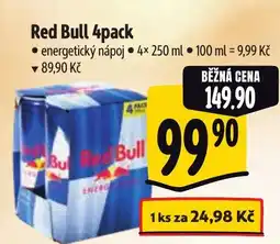 Albert Red Bull 4pack nabídka