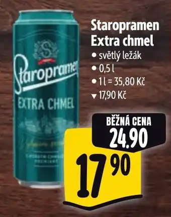 Albert Staropramen Extra chmel nabídka