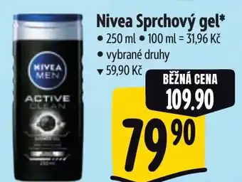 Albert Nivea Sprchový gel nabídka