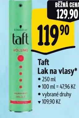 Albert Taft Lak na vlasy nabídka