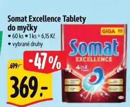 Albert Somat Excellence Tablety do myčky nabídka