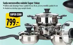 Albert Sada nerezového nádobí Super Value nabídka