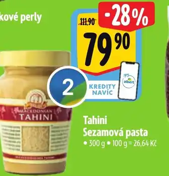 Albert Tahini Sezamová pasta nabídka