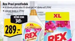 Albert Rex Prací prostředek nabídka
