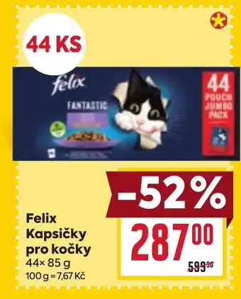 Billa Felix Kapsičky pro kočky 44× 85 g nabídka