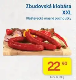 Kubík potraviny Zbudovská klobása XXL nabídka