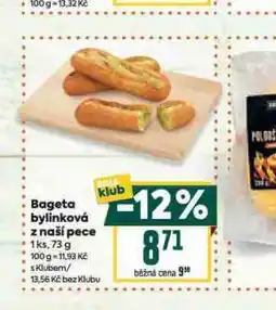 Billa Bageta bylinková nabídka