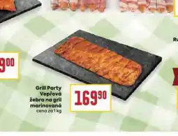 Billa Vepřová žebra na gril marinovaná nabídka