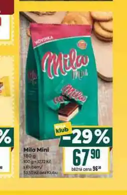 Billa Mila mini nabídka