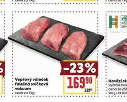 Billa Vepřový váleček falešná svíčková nabídka