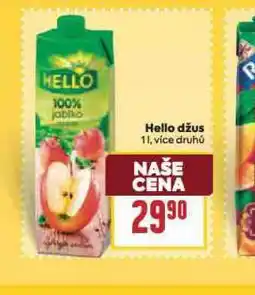 Billa Hello džus nabídka