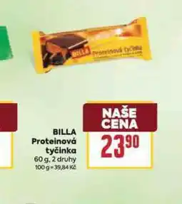 Billa Billa proteinová tyčinka nabídka