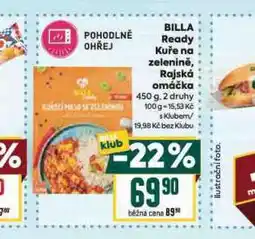 Billa Billa ready kuře na zelenině nabídka