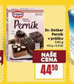 Billa Dr. oetker perník v prášku nabídka