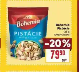 Billa Bohemia pistácie nabídka