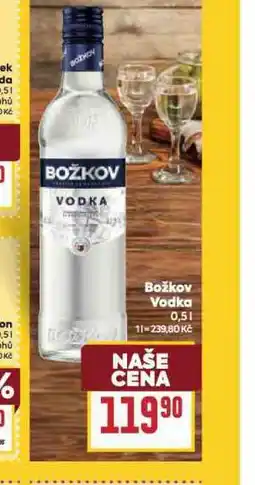 Billa Božkov vodka nabídka