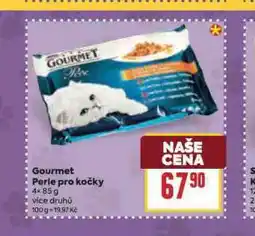 Billa Gourmet perle pro kočky nabídka