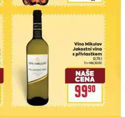 Billa Víno mikulov nabídka