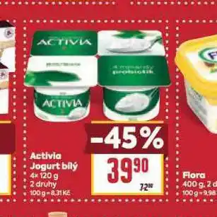 Billa Activia jogurt bílý nabídka