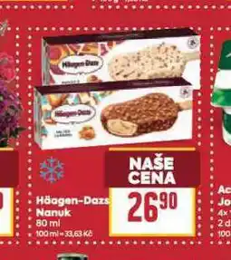 Billa Häagen dazs nanuk nabídka