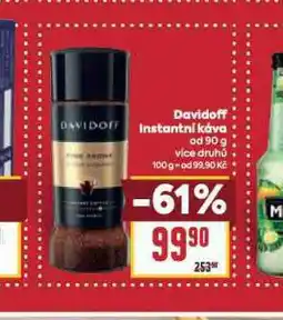 Billa Davidoff instantní káva nabídka