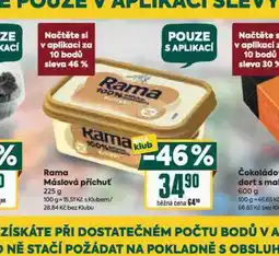 Billa Rama máslová příchuť nabídka