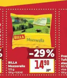 Billa Billa mozzarella nabídka