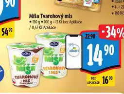 Albert Míša tvarohový mls nabídka