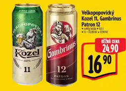 Albert Pivo velkopopovický kozel nabídka